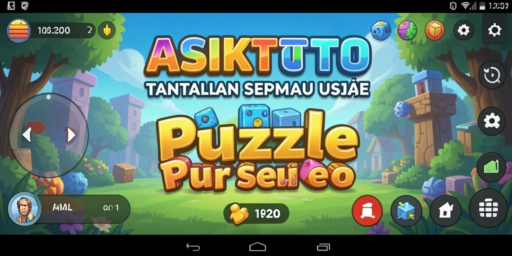 Screenshot gameplay ASIKTOTO menampilkan tantangan Puzzle yang menarik.