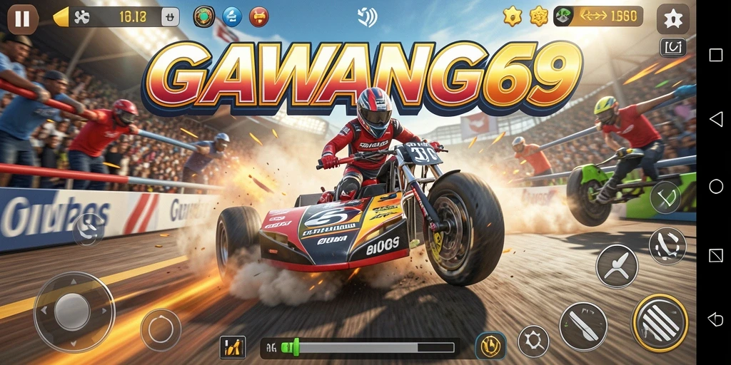 Tampilan menarik dari balapan seru di GAWANG69.