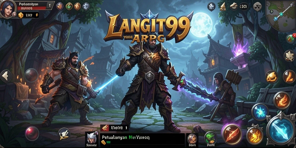 Screenshot LANGIT99 menampilkan aksi pertarungan yang mendebarkan dan grafis yang luar biasa.