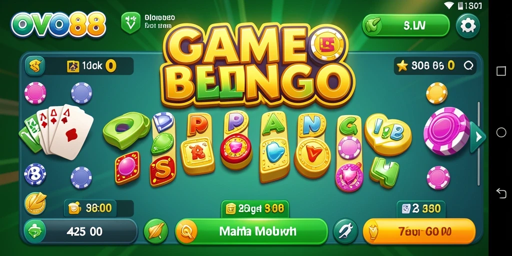 Tampilan utama OVO88 saat bermain bingo yang seru.