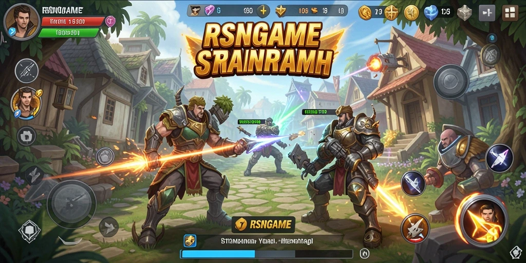 Tampilan RSNGAME dengan grafis menawan dan gameplay seru.